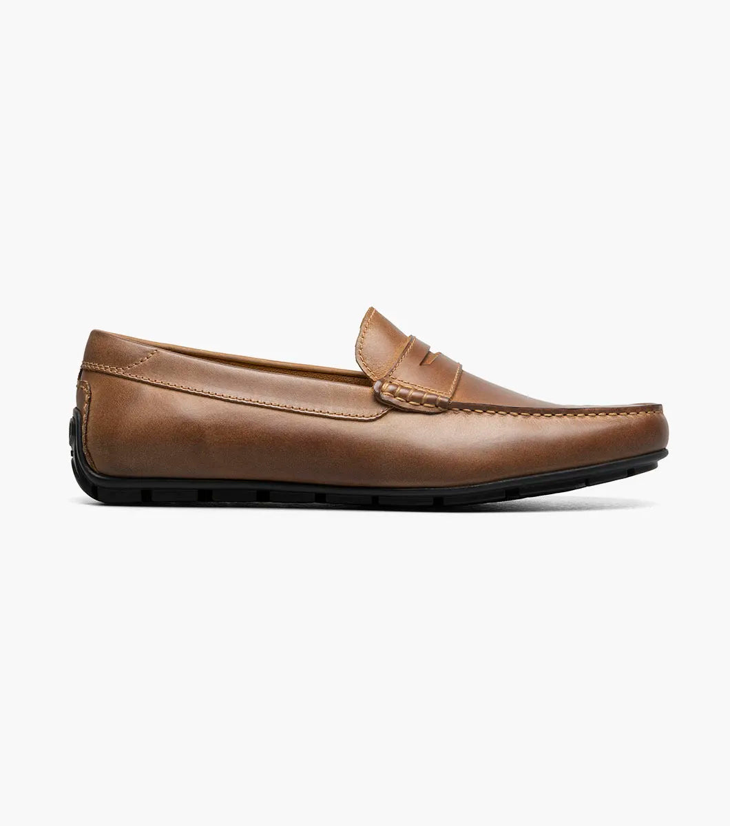 Florsheim Mens Shoe Motor Smooth Moc Toe Penny Driver Brown 13419
