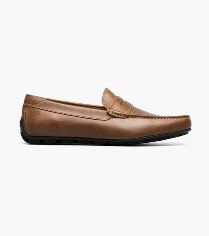Florsheim Mens Shoe Motor Smooth Moc Toe Penny Driver Brown 13419