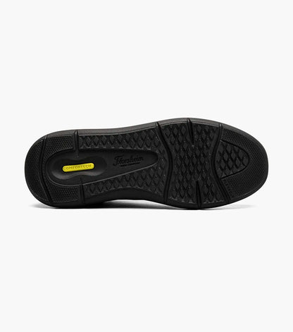 Florsheim Men's Black Sneaker's Fleet Perf Toe Elastic Lace 14443
