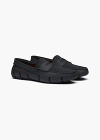SWIMS Mens Loafer Black Rubber Waterproof Shoe