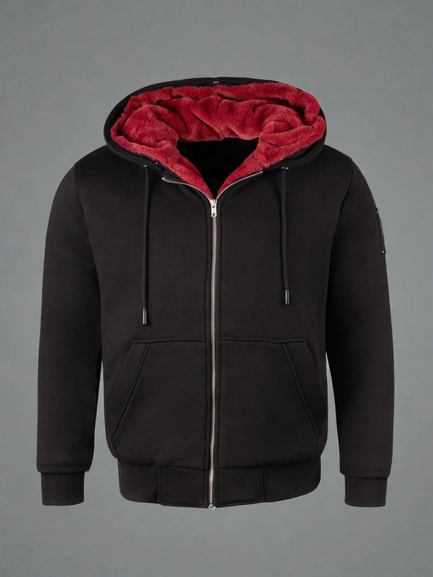 Boys fur hoodie on sale