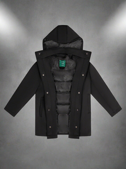 T.O. Boys Jackson Black Puffer Coat For Rain Or Cold