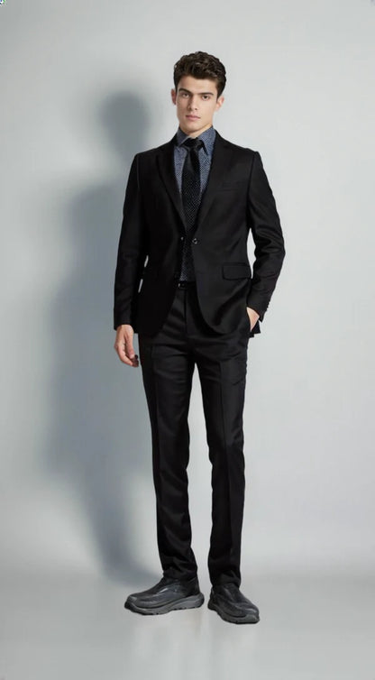 TO Mens Black TR Pants 3822-36 Can Be Combined As A Full Black TR Suit