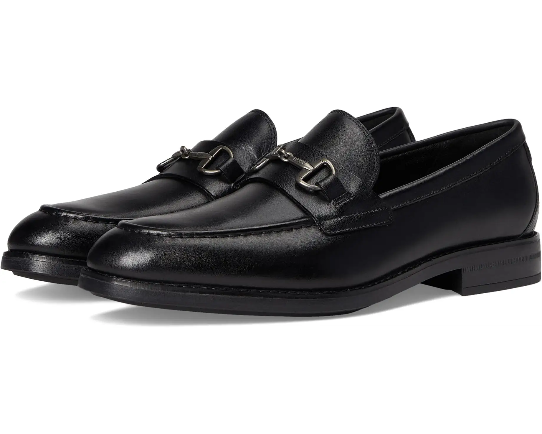 Pair of Cole Haan Black Loafers with Buckle