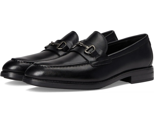 Pair of Cole Haan Black Loafers with Buckle