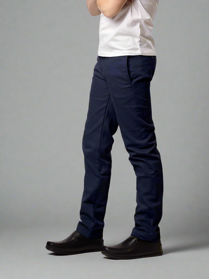 T.O. boys navy casual stretch pants