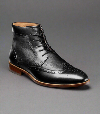 Florsheim Mens Rucci Wingtip Lace Up Dress Boots 13417 7.5 Florsheim Mens Rucci Wingtip Lace Up Dress Boots 13417 7.5