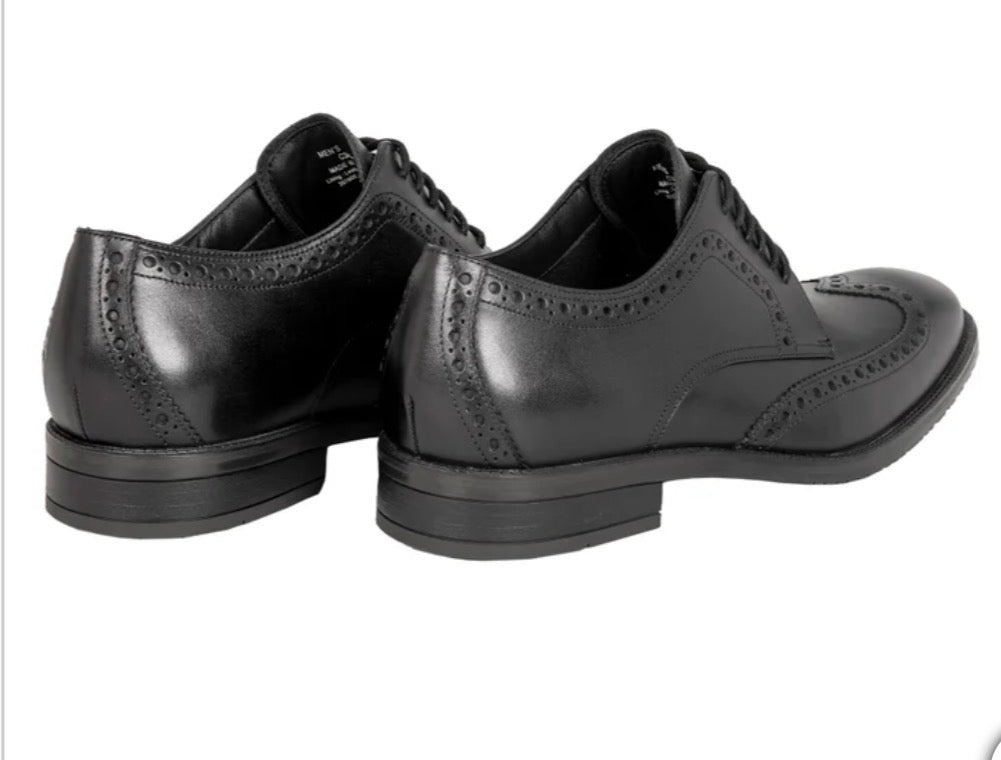 Cole Haan Mens Modern Essentials Wingtip Black Shoes Oxford