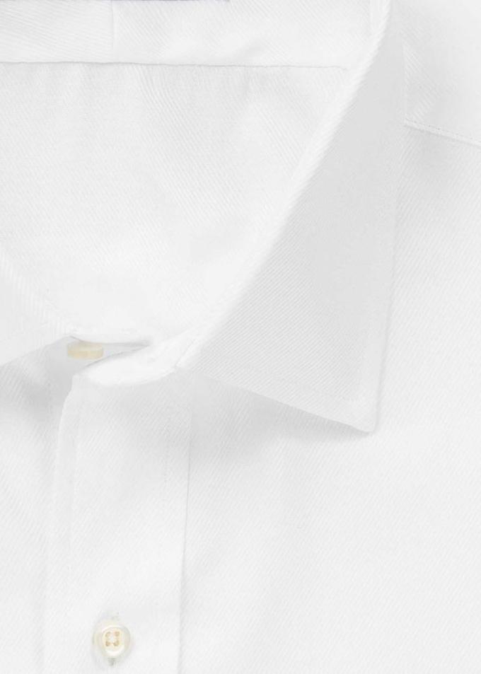 TO Purple Label Button Cuff Shirt Twill Weave