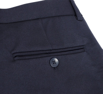 TO Boys Navy Texture Soho Stretch Pants 9131-2B Can Be Combined As A Full Navy Textured Soho Stretch Suit