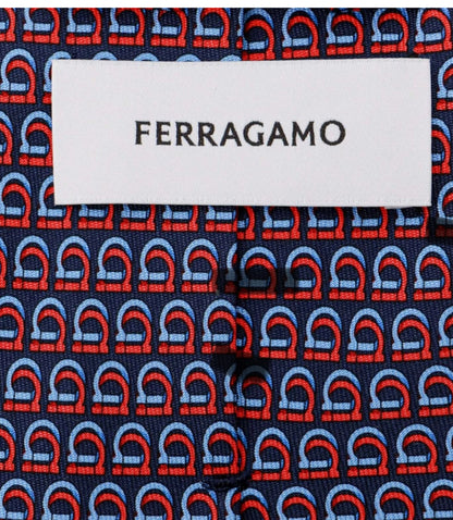 Ferragamo Gancini Print Silk Tie FR0029