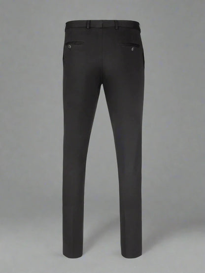 TO Mens Black Basic Stretch Pants A6-1