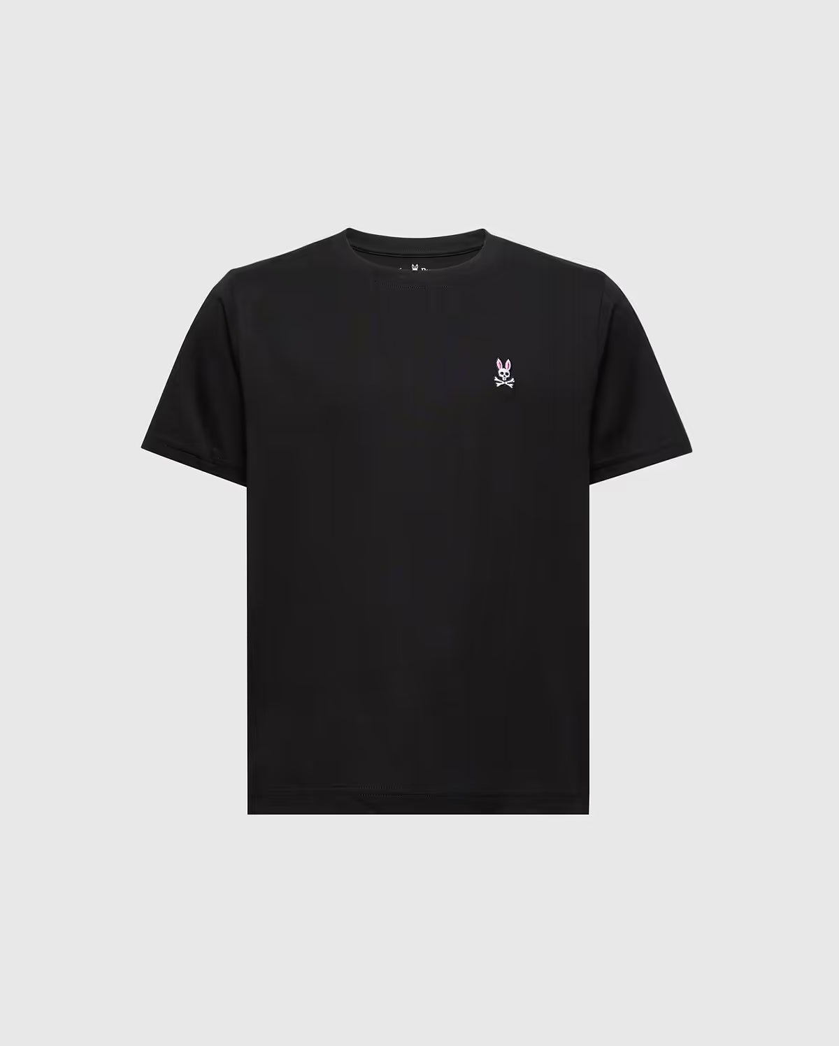 Psycho Bunny Kids Classic Crew Neck T-Shirt in black product view