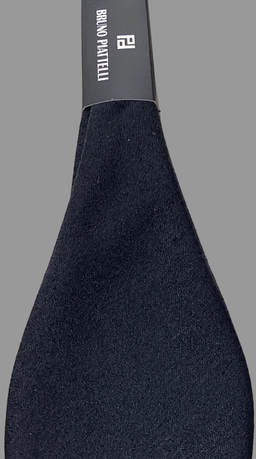 Bruno Piattelli Black Bowtie Silk Self Tie