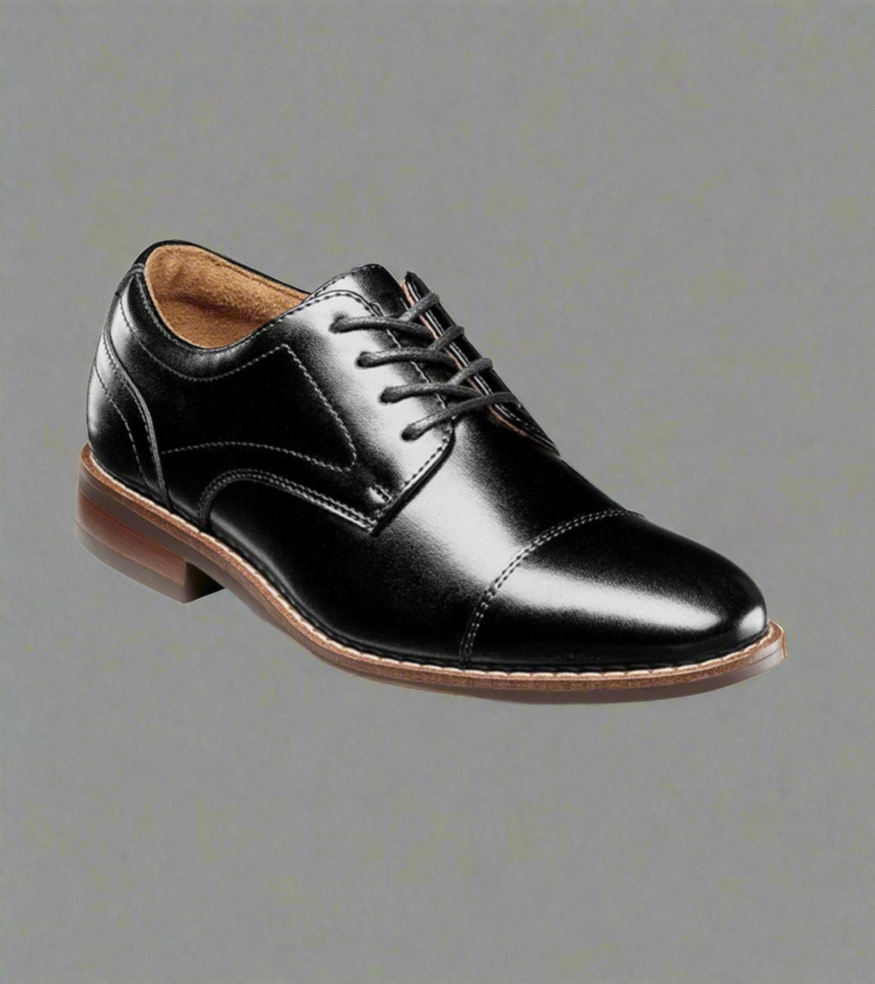 Florsheim RUCCI JR. Boys Cap Toe Oxford Dress Shoes