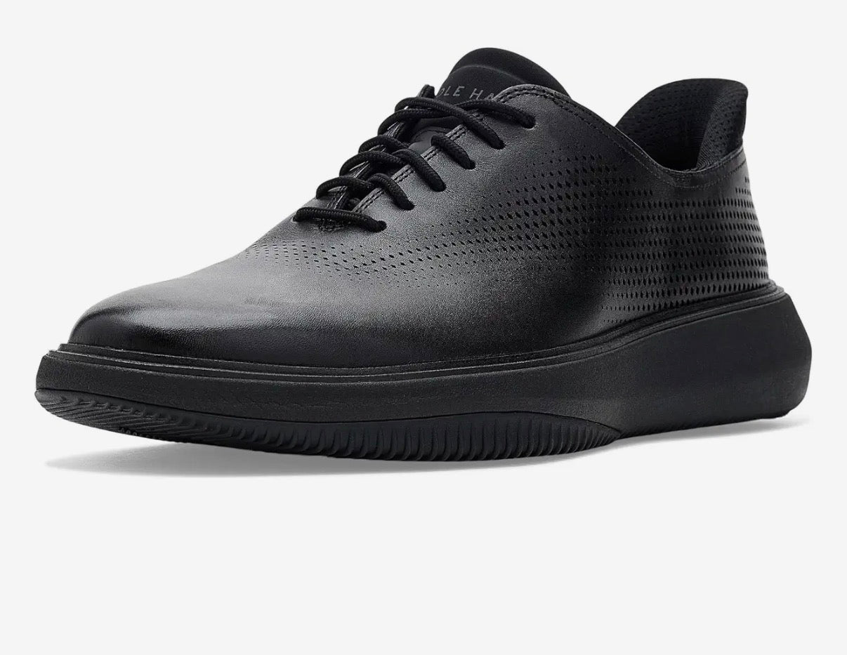 Cole Haan Grand Phaze Laser Quick-on Black Shoes C42831