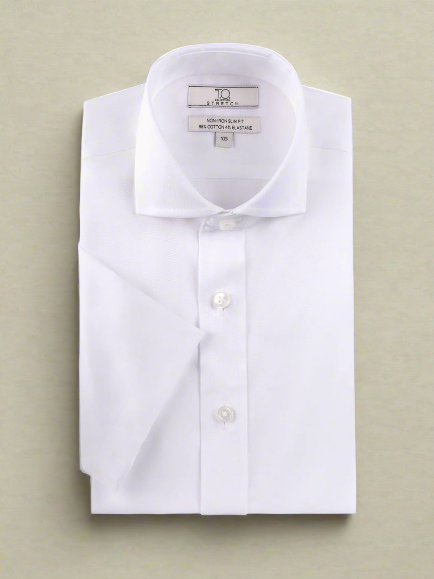 TO Boys Short Sleeve Stretch Shirt