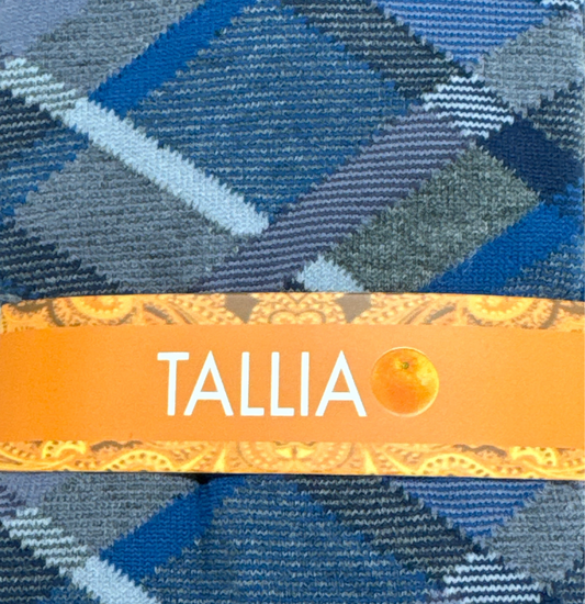 Navy Blue Dress Socks TALLIA Mens Mercerized Cotton TL012