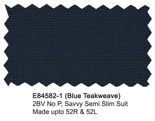 Men's Enzo Blue Teakweave Suit E84582-1