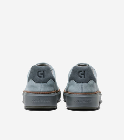 Pair of topspin suede cole haan shoes back view