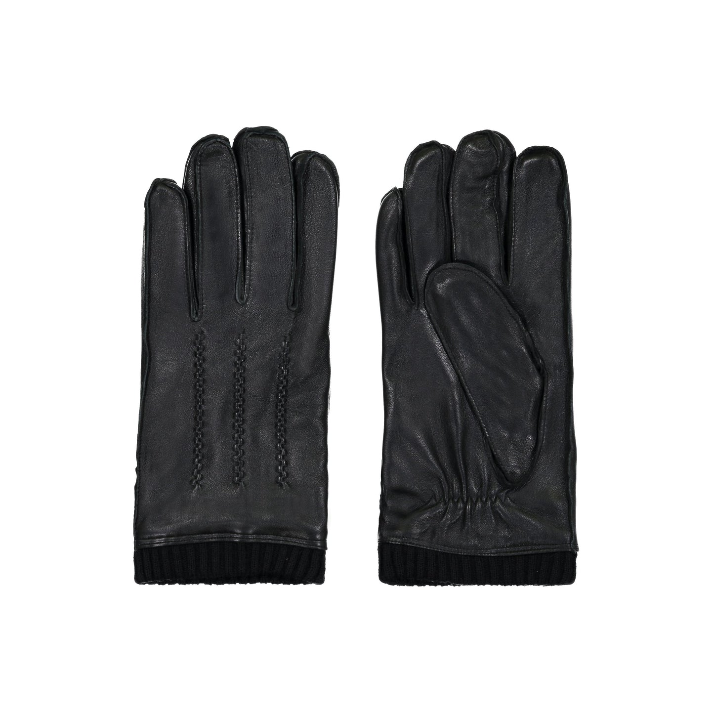 MEN'S SHEEPSKIN LEATHER FAUX FUR GLOVES