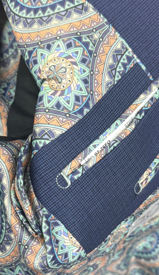 T.O. Boys Blue Checkered Slim Fit Boys Suit Set – Formal Dress Suit TR Fashion TFA2881