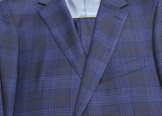 top view on the navy suit 