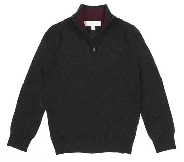 T.O. COLLECTION BOY'S QUARTER ZIP SWEATERS