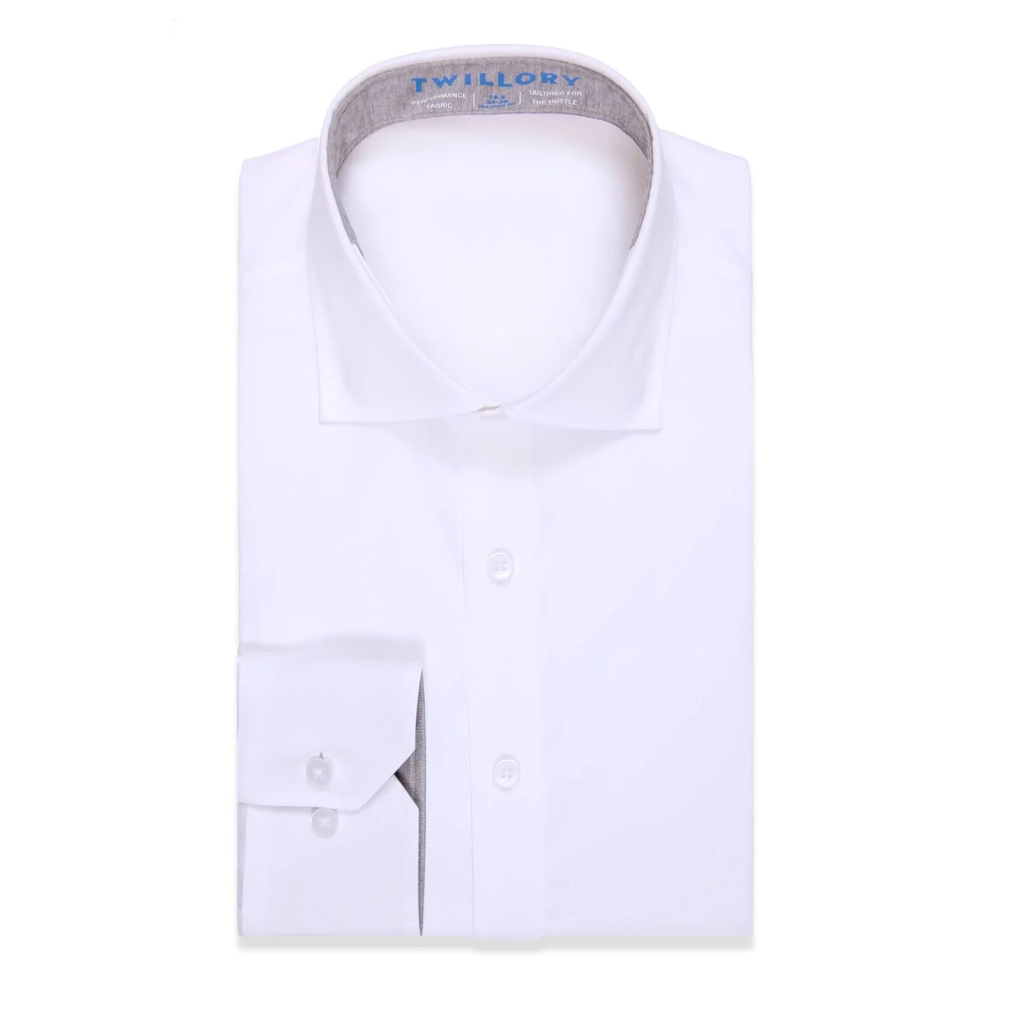 Men's White Performance Dress Shirt (Best Moisture Wicking & Breathable) Extra Trim / 15 / s-m / 32-33 Men's White Performance Dress Shirt (Best Moisture Wicking & Breathable) Extra Trim / 15 / s-m / 32-33