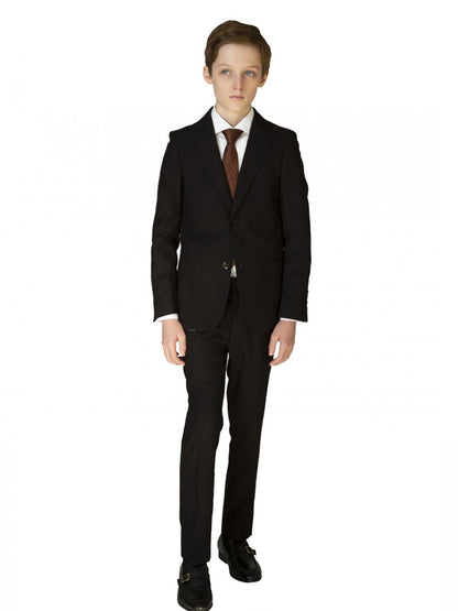 T.O BOY'S TR SUIT - BLACK 3822-36