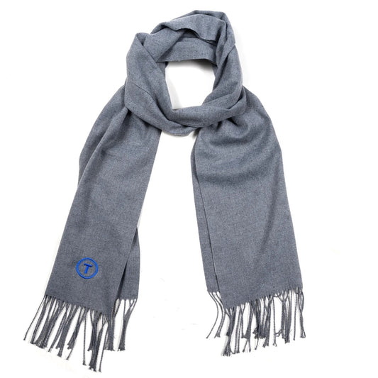 Twillory Grey winter Scarf Mens Cashmere