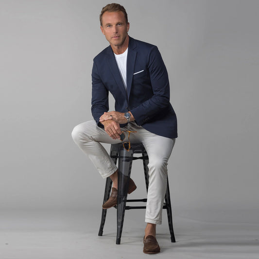 Maverick Performance Navy Blazer Collars & Co.