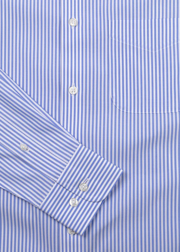 Atica Colored Blue Stripe Oxfordshire Shirt