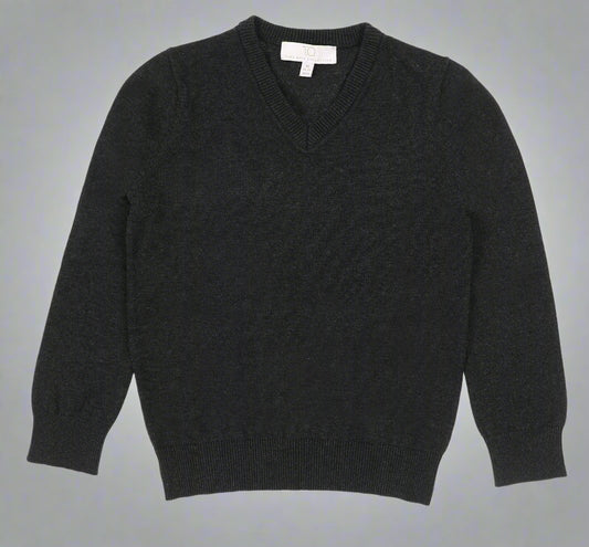 TO Men's V-NECK Charcoal Sweater