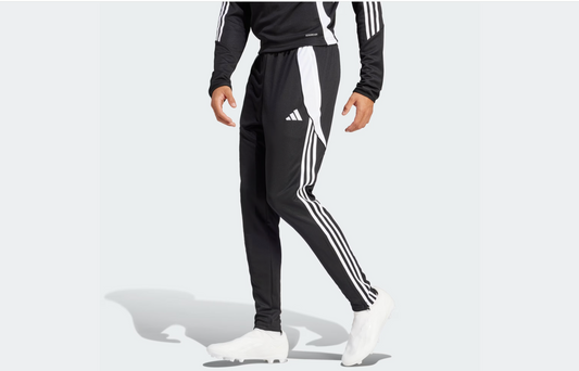Mens Tiros 24 Training Pants Black & White