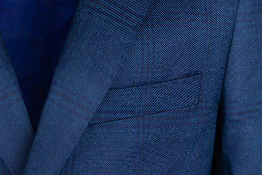 TO Blue Plaid Suit T2A6805