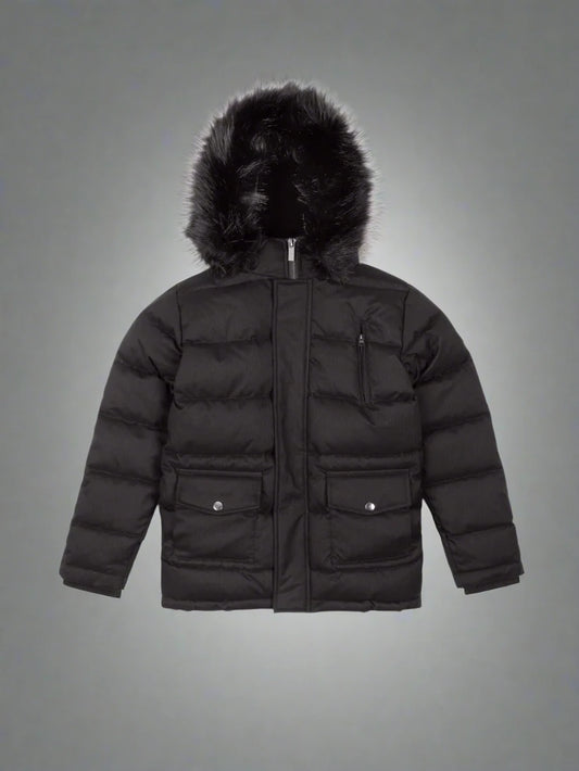 TO Boys Patch Pocket Puffer Coat