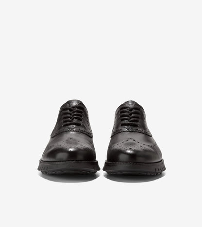 Cole Haan Men's Black ZERØGRAND Remastered Wingtip Oxfords C39601