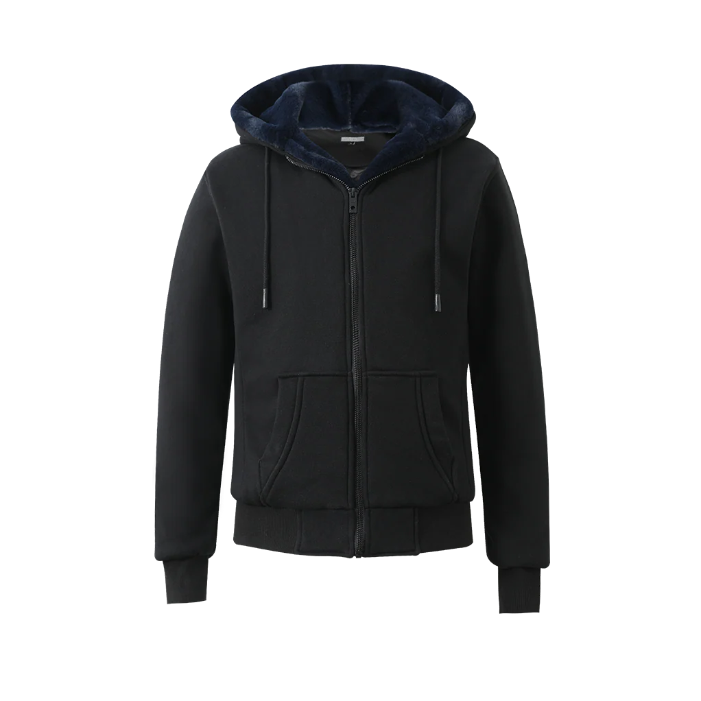 T.O. Men’s Hoodie with Fur Men’s Thick