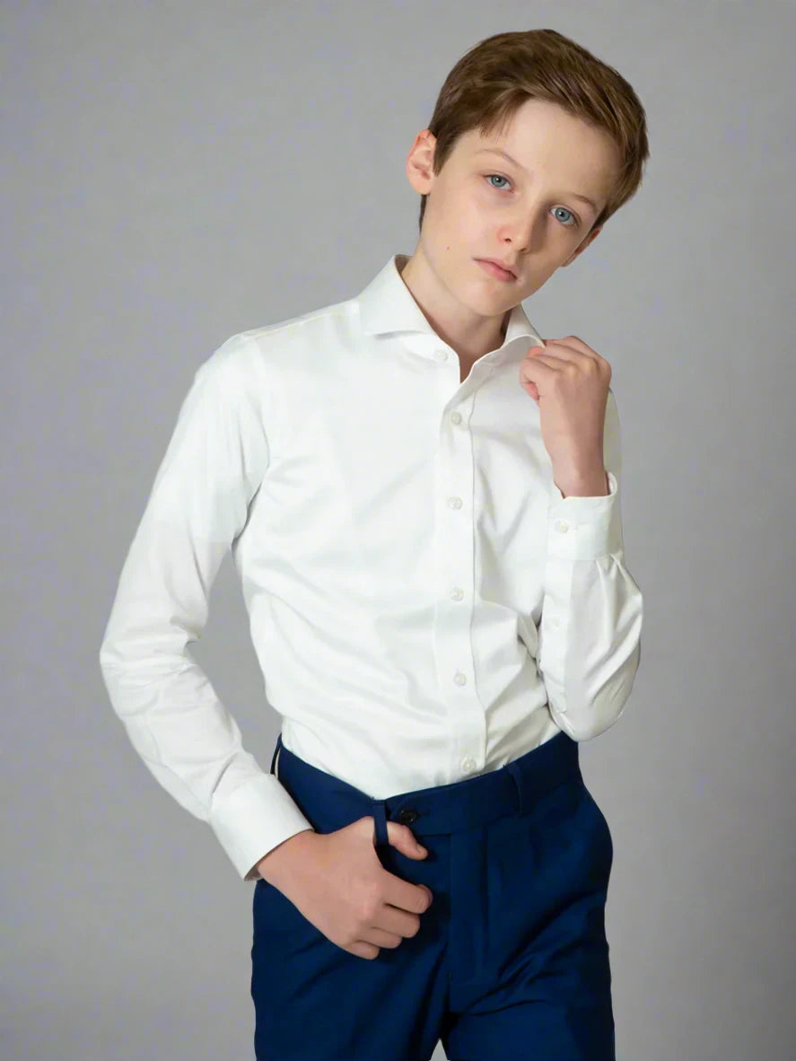 TO Boys Purple Label Cufflinks Shirt