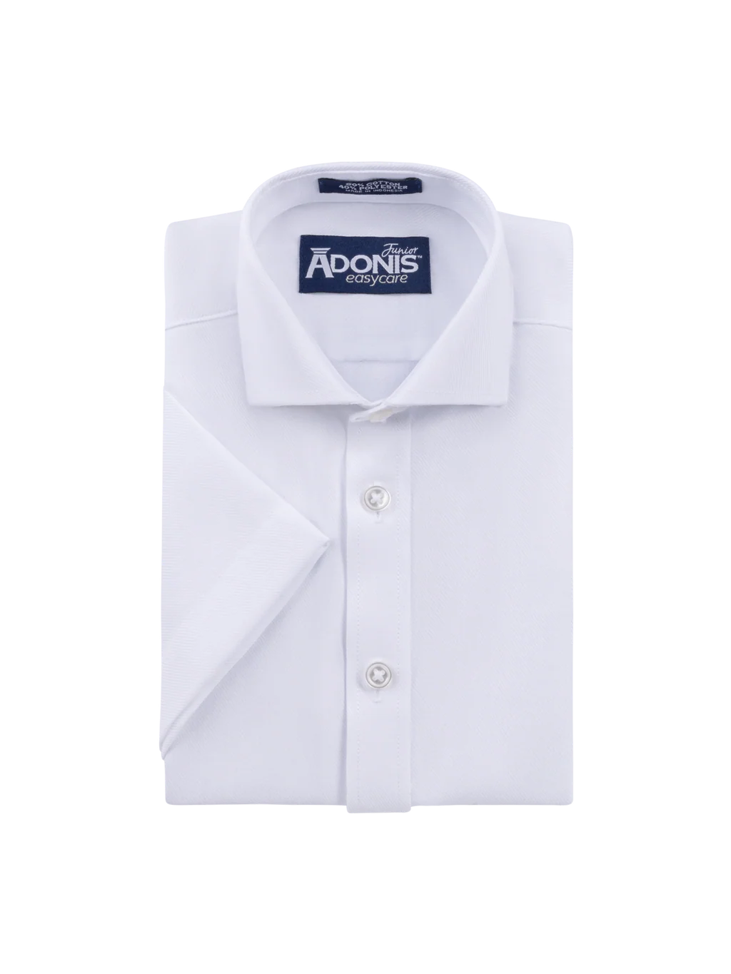 Adonis Boys Short Sleeve Easy Care Shirt-Twill Weave