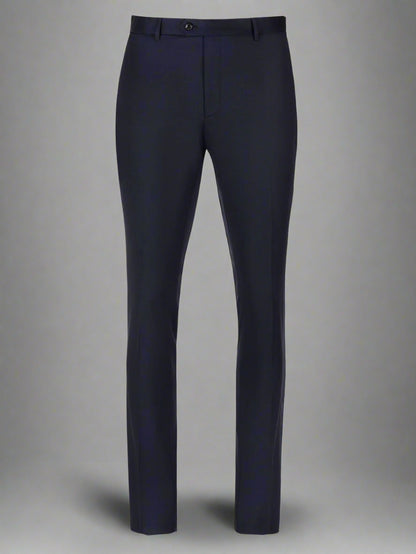 Cardeliano Mens Light Navy Wool Dress Pants 100-5 