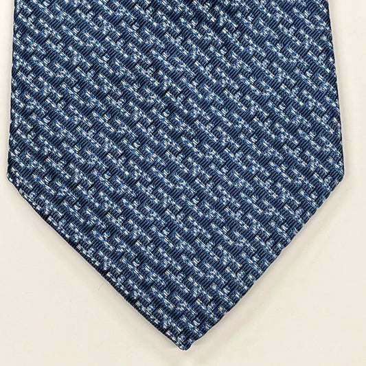 T.O Men’s Tie Skinny Tetris Blue TS310-5