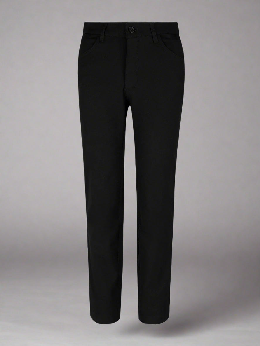 T.O. Mens Black 5-Pocket Flex Dress Pants