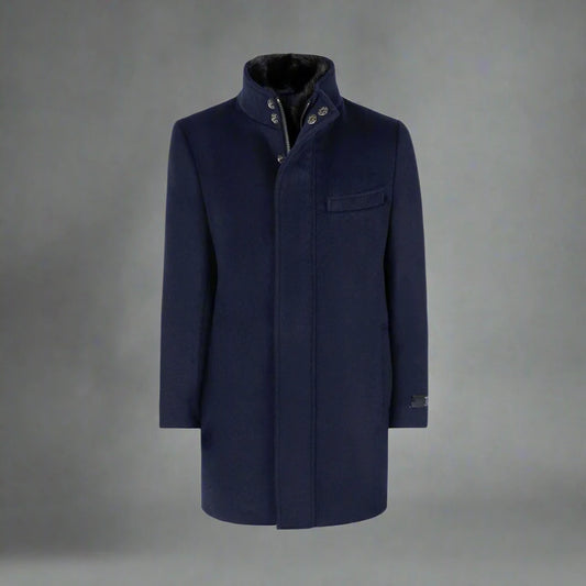 Boys Lincoln Navy Wool Coat LINCOLN-2DS