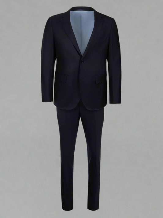 Cardeliano Mens Navy Wool Suit