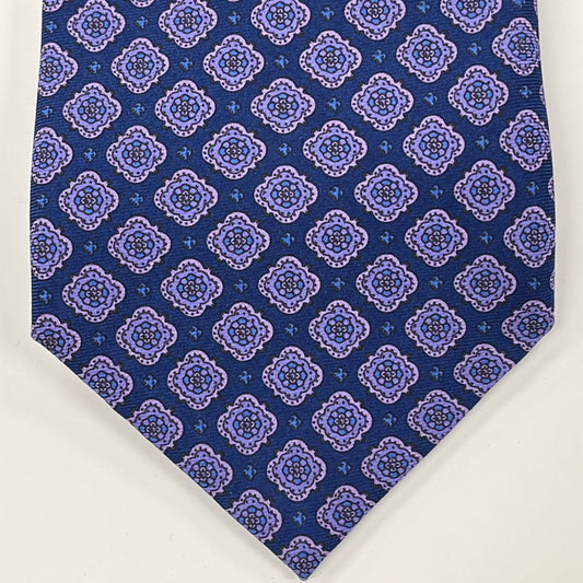 Stefano Ricci Mens Tie Oxford Blue Purple  SR0005