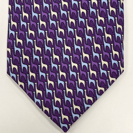 Zegna Mens Tie Purple Camels EG0005