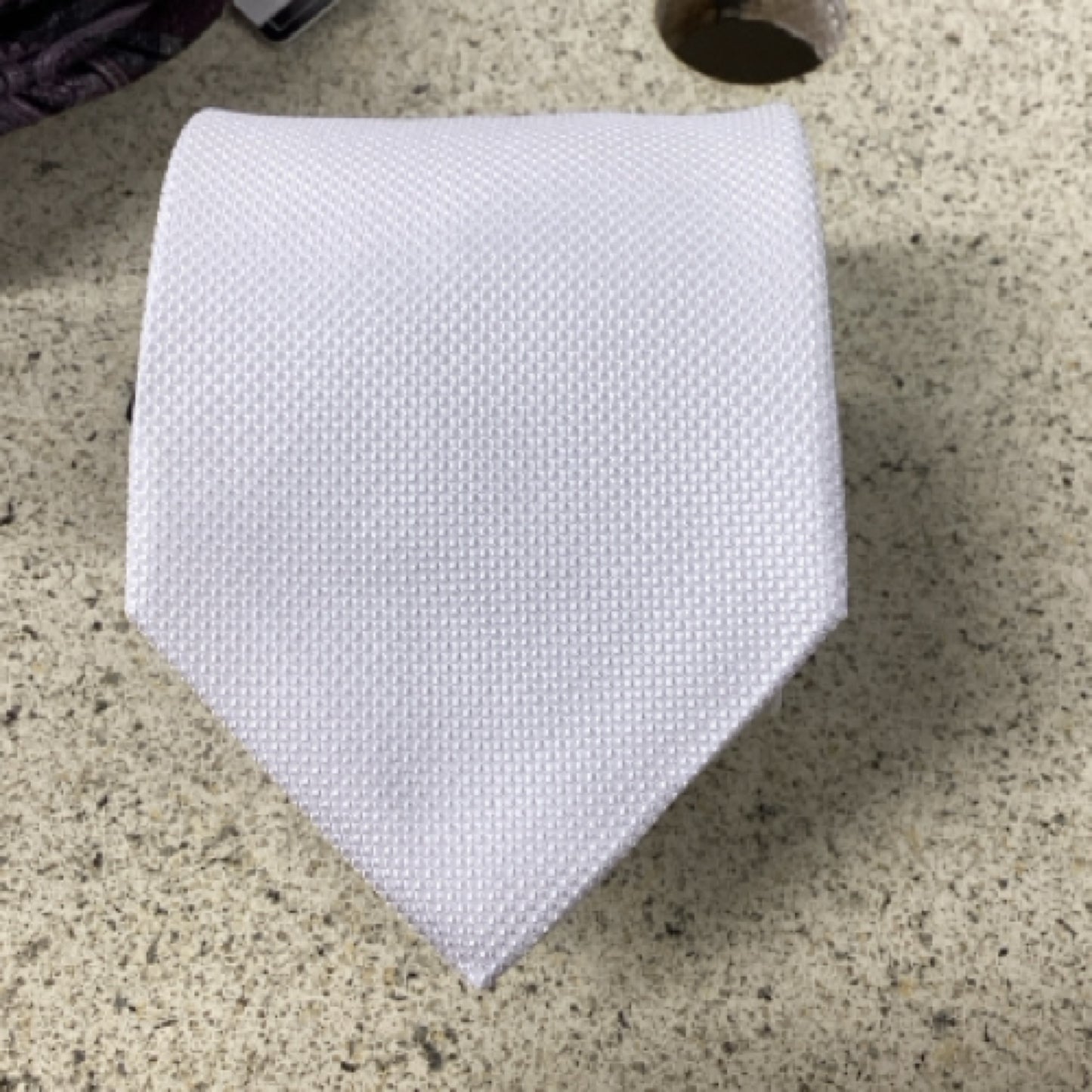 Bruno Piattelli Mens Silk Tie White BRO420