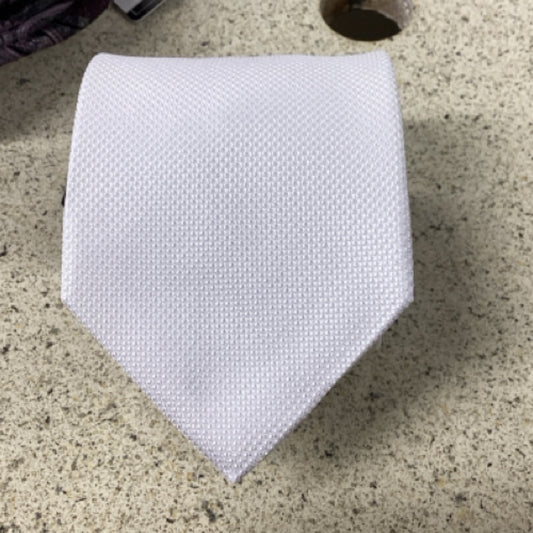 Bruno Piattelli Mens Silk Tie White BRO420